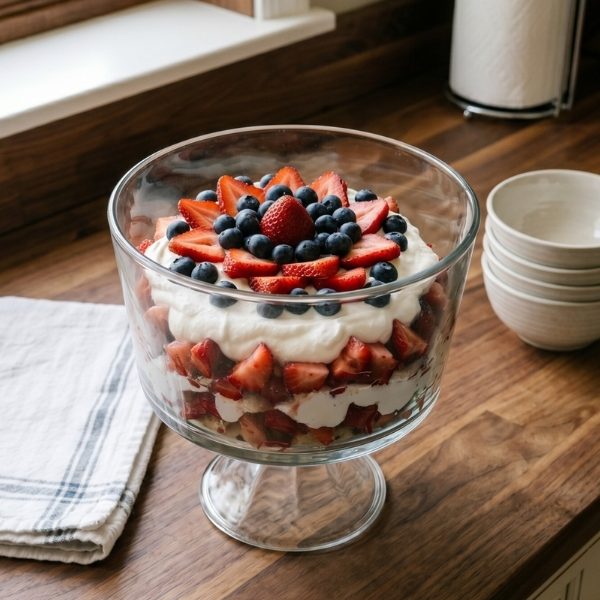Red, White & Blue Berry Parfaits: The Easiest Fourth of July Dessert