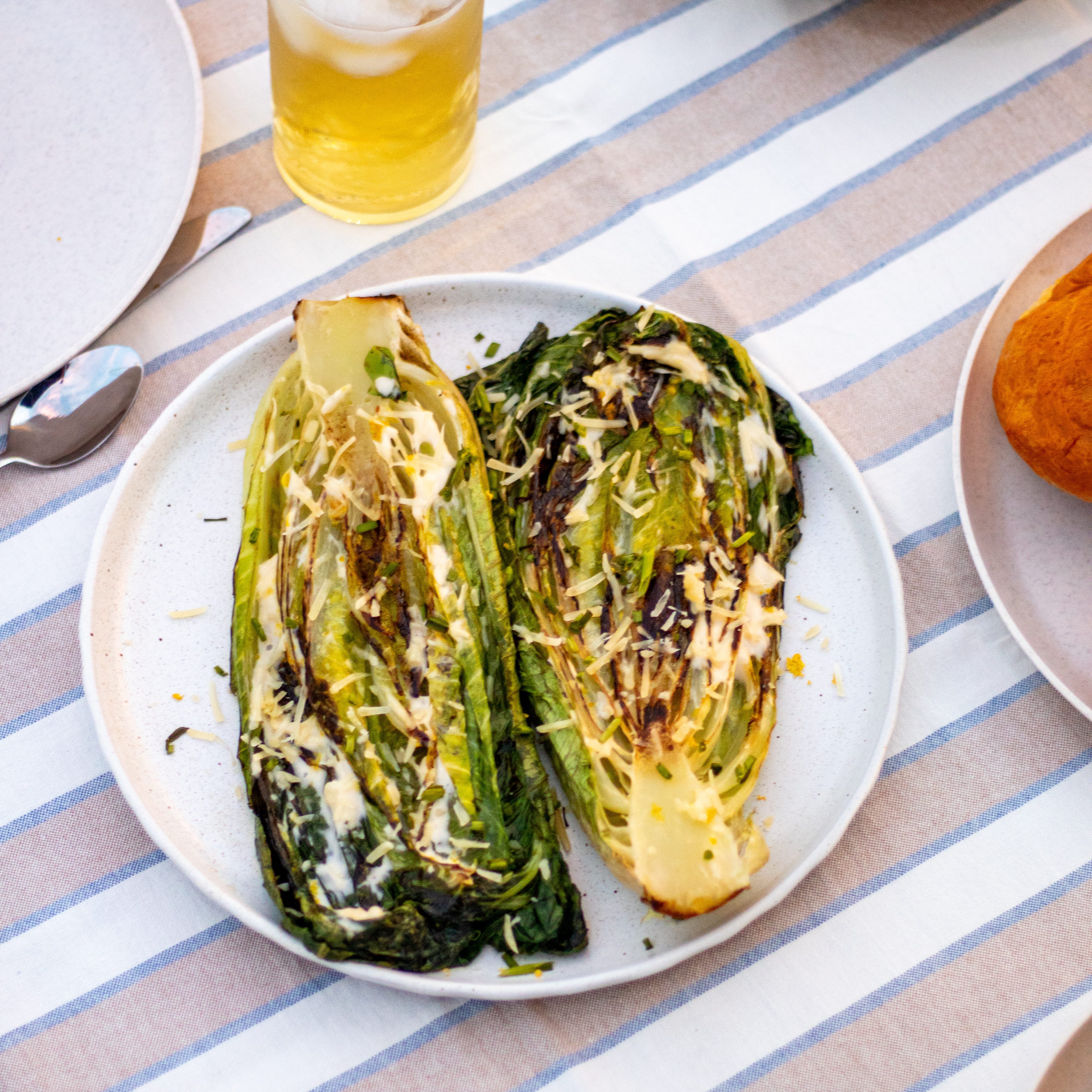 Grilled Romaine Caesar